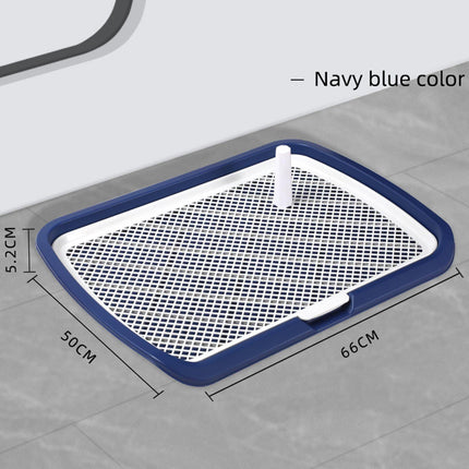 Ziggy Pupps Dog and cat Holder Mesh Pad Tray Doggie Toilet Potty Trainer Pee Pad Holder Dogs Navy 66 × 50 cm