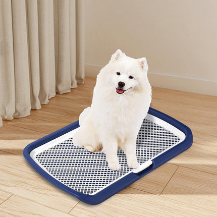 Ziggy Pupps Dog and cat Holder Mesh Pad Tray Doggie Toilet Potty Trainer Pee Pad Holder Dogs Navy 66 × 50 cm