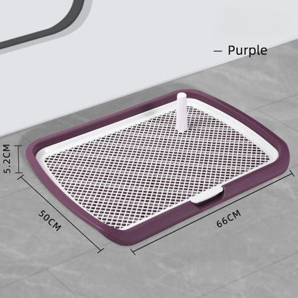 Ziggy Pupps Dog and cat Holder Mesh Pad Tray Doggie Toilet Potty Trainer Pee Pad Holder Dogs Purple 66 × 50 cm