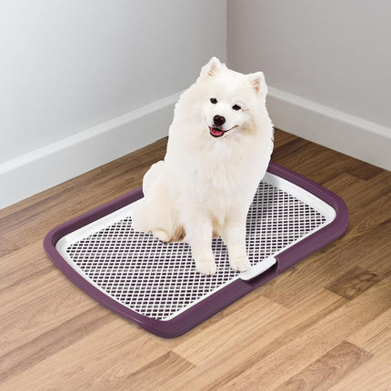 Ziggy Pupps Dog and cat Holder Mesh Pad Tray Doggie Toilet Potty Trainer Pee Pad Holder Dogs Purple 66 × 50 cm