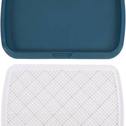 Ziggy Pupps Dog and cat Holder Mesh Pad Tray Doggie Toilet Potty Trainer Pee Pad Holder Dogs Teal Blue 66 × 50 cm