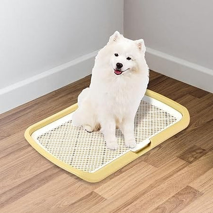 Ziggy Pupps Dog and cat Holder Mesh Pad Tray Doggie Toilet Potty Trainer Pee Pad Holder Dogs Yellow