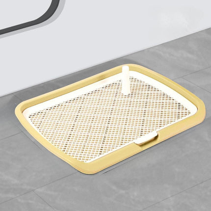 Ziggy Pupps Dog and cat Holder Mesh Pad Tray Doggie Toilet Potty Trainer Pee Pad Holder Dogs Yellow