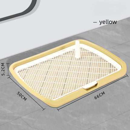 Ziggy Pupps Dog and cat Holder Mesh Pad Tray Doggie Toilet Potty Trainer Pee Pad Holder Dogs Yellow