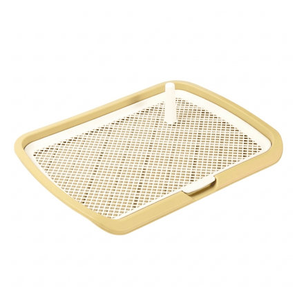 Ziggy Pupps Dog and cat Holder Mesh Pad Tray Doggie Toilet Potty Trainer Pee Pad Holder Dogs Yellow