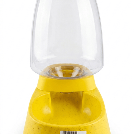 Ziggy Pupps Dog and cat Large Capacity Gravity Pet Food Dispenser Yellow