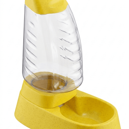 Ziggy Pupps Dog and cat Large Capacity Gravity Pet Food Dispenser Yellow