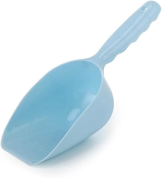 Ziggy Pupps Dog and cat Multifunctional Plastic Pet Food Scoop Large Capacity Feeding Shovel Blue