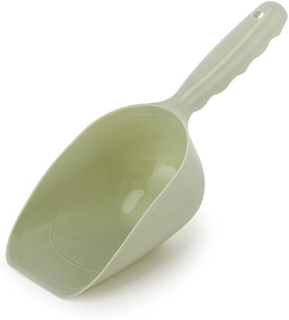 Ziggy Pupps Dog and cat Multifunctional Plastic Pet Food Scoop Large Capacity Feeding Shovel Green