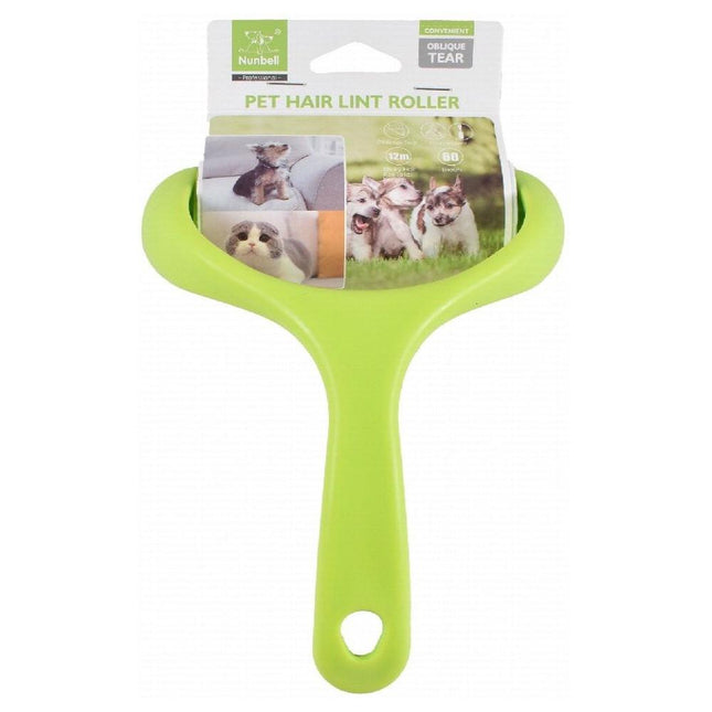 Ziggy Pupps Dog and cat Nunbell Green 12m Pet Hair Lint Roller 60 Sheets