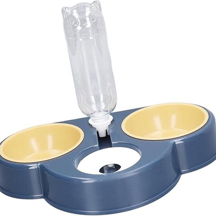 Ziggy Pupps Dog and cat Pet Bowls Plastic Removable 15 Degree Tilt Cat Bowls Cat Bowl For Puppies Digestive Aid