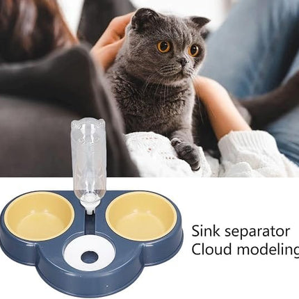 Ziggy Pupps Dog and cat Pet Bowls Plastic Removable 15 Degree Tilt Cat Bowls Cat Bowl For Puppies Digestive Aid