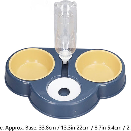 Ziggy Pupps Dog and cat Pet Bowls Plastic Removable 15 Degree Tilt Cat Bowls Cat Bowl For Puppies Digestive Aid