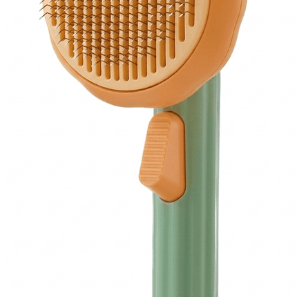 Ziggy Pupps Dog and cat Pet Brush for Cats And Dogs Self Cleaning Comb with Plastic Handle 19.5 × 8.5 cm