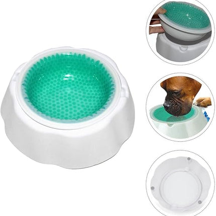 Ziggy Pupps Dog and cat Pet Cooling Bowl for Cats & Dogs Keeps Water And Food Cold 450 ml