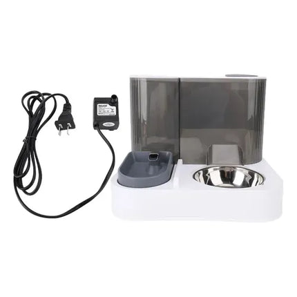Ziggy Pupps Dog and cat Pet Feeder New Fountain With Feeder And Dispenser 3 In 1