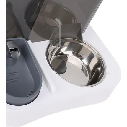 Ziggy Pupps Dog and cat Pet Feeder New Fountain With Feeder And Dispenser 3 In 1
