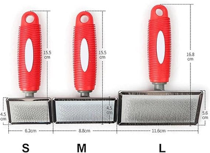 Ziggy Pupps Dog and cat Pet Grooming Brush for Dogs And Cats Hair Removal Comb L