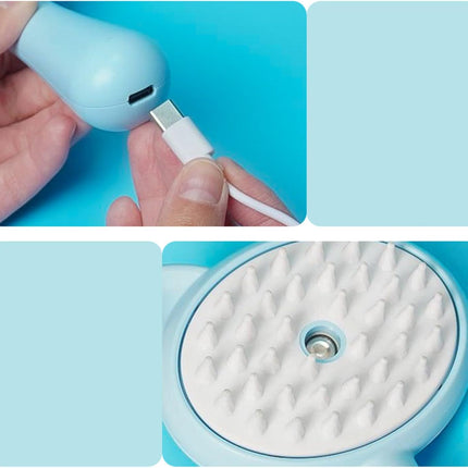 Ziggy Pupps Dog and cat Pet Grooming Brush with Water Hair And Tangle Remover for Cats And Dogs