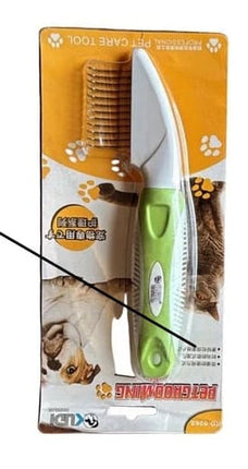 Ziggy Pupps Dog and cat Pet Grooming Self Cleaning Brush for Dogs