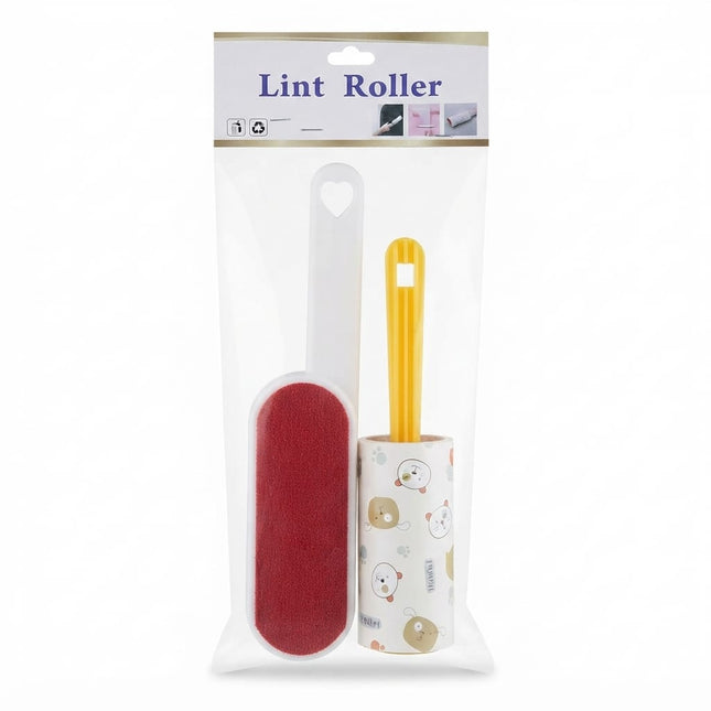 Ziggy Pupps Dog and cat Pet Hair Remover and Sticky Lint Roller Set Fur and Lint Cleaner