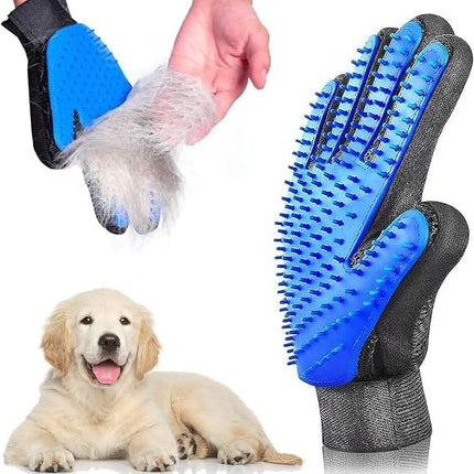 Ziggy Pupps Dog and cat Pet Hair Remover Glove Gentle Grooming Brush for Dogs and Cats
