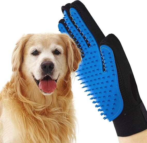 Ziggy Pupps Dog and cat Pet Hair Remover Glove Gentle Grooming Brush for Dogs and Cats
