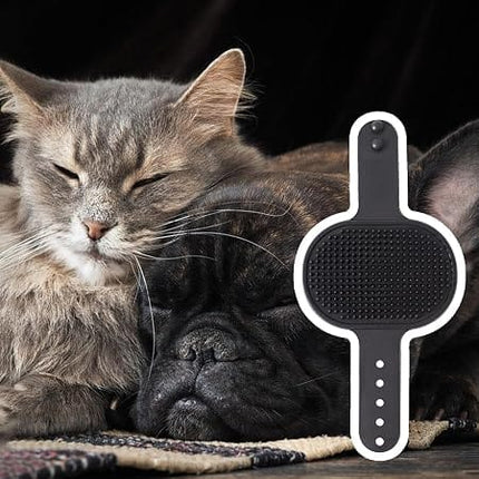 Ziggy Pupps Dog and cat Pet Massage And Grooming Glove Durable Rubber Bathing Tool Black