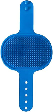 Ziggy Pupps Dog and cat Pet Massage And Grooming Glove Durable Rubber Bathing Tool Blue