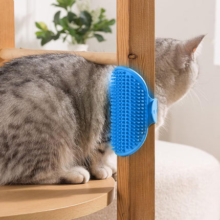Ziggy Pupps Dog and cat Pet Massage And Grooming Glove Durable Rubber Bathing Tool Blue