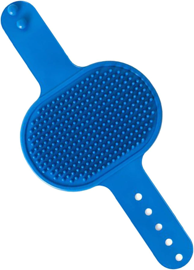 Ziggy Pupps Dog and cat Pet Massage And Grooming Glove Durable Rubber Bathing Tool Blue