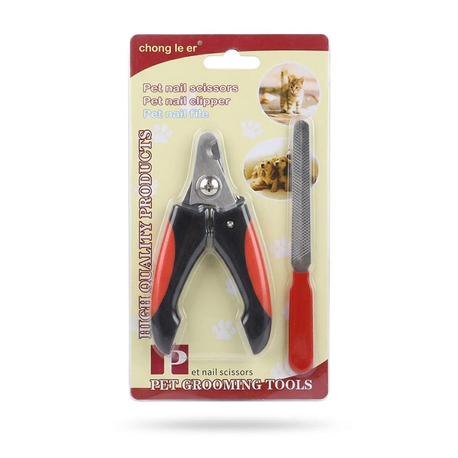 Ziggy Pupps Dog and cat Pet Nail Clipper and Nail File Grooming Set Professional Claw Trimmer with Nail File for Dogs And Cats