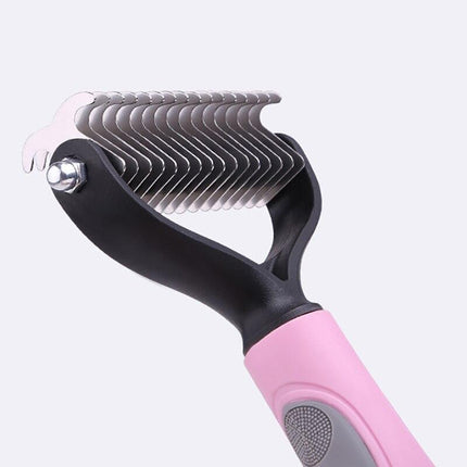 Ziggy Pupps Dog and cat Pet Undercoat Deshedding Tool Smooth And Painless Dematting Comb