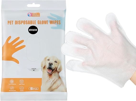 Ziggy Pupps Dog and cat Pet Wipes for Dogs And Cats Hypoallergenic Grooming And Cleaning 6 pcs