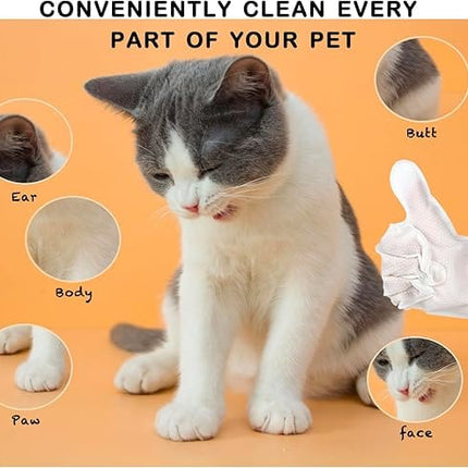 Ziggy Pupps Dog and cat Pet Wipes for Dogs And Cats Hypoallergenic Grooming And Cleaning 6 pcs