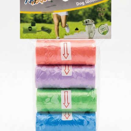 Ziggy Pupps Dog and cat Petoque Biodegradable Dog Waste Poop Bags 4 Rolls