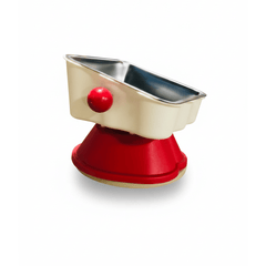 Ziggy Pupps Dog and cat Pit Friendly Single Stainless Steel Cat And Dog Food Bowl 12 Mm