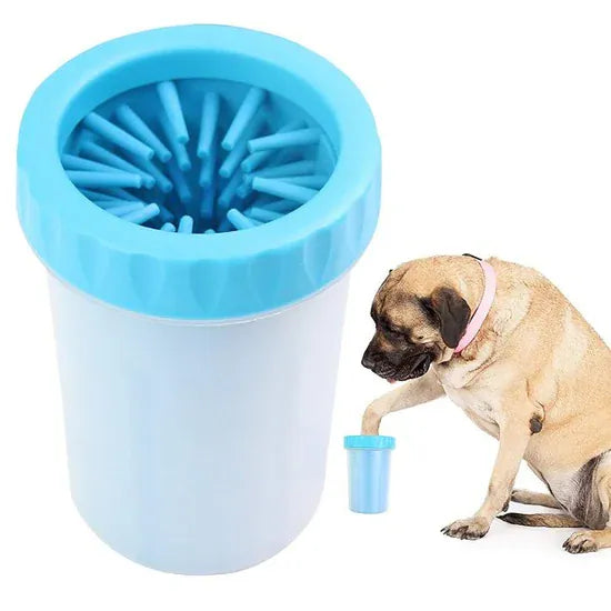 Ziggy Pupps Dog and cat Portable Dog Paw Cleaner Cup Soft Silicone Bristles Pet Foot Washer and Mud Remover for Dogs and Cats