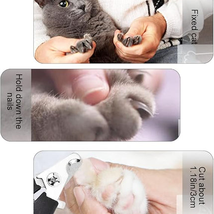 Ziggy Pupps Dog and cat Professional Spring Loaded Pet Nail Clippers Heavy Duty Trimmer for Dogs Aand Cats