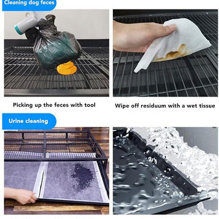 Ziggy Pupps Dog and cat Puppy Potty Training Tray Heavy Duty Dog Potty Tray Easy Clean Puppy Pee Pad Holder 93×60×9cm