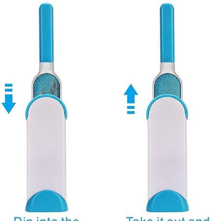Ziggy Pupps Dog and cat Self Cleaning Pet Hair Remover Brush with Cleaning Base