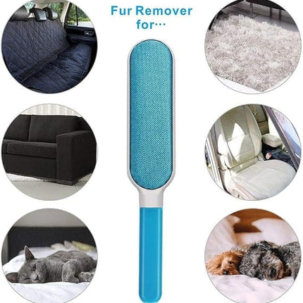 Ziggy Pupps Dog and cat Self Cleaning Pet Hair Remover Brush with Cleaning Base