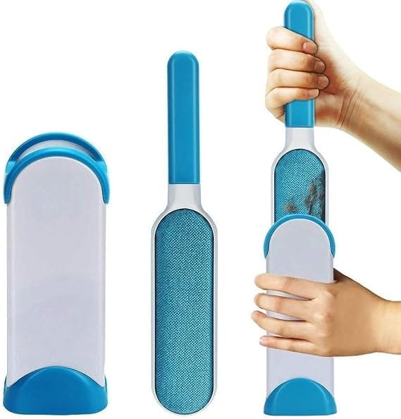 Ziggy Pupps Dog and cat Self Cleaning Pet Hair Remover Brush with Cleaning Base