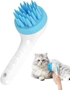 Ziggy Pupps Dog and cat Silicone Bath Brush and Massage Comb for Cats And Dogs