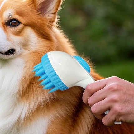 Ziggy Pupps Dog and cat Silicone Bath Brush and Massage Comb for Cats And Dogs