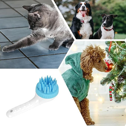 Ziggy Pupps Dog and cat Silicone Bath Brush and Massage Comb for Cats And Dogs