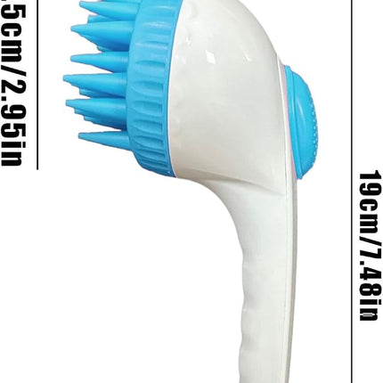 Ziggy Pupps Dog and cat Silicone Bath Brush and Massage Comb for Cats And Dogs