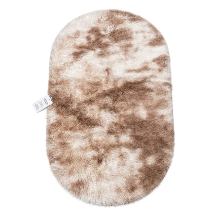 Ziggy Pupps Dog and cat Ultra Soft Fluffy Faux Fur Pet Mat Oval Plush Sleeping Rug Pad for Cats And Dogs 120 × 60 cm