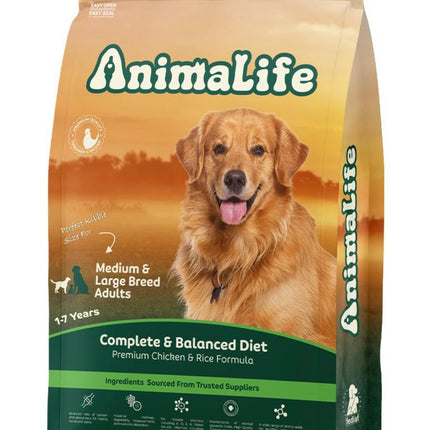 Ziggy Pupps Dog Animal life dry food for adult dogs with Chicken 5 Kg