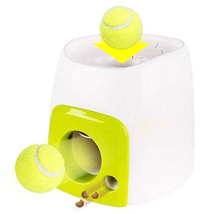 Ziggy Pupps Dog Automatic Dog Ball Launcher Interactive Training And Feeding Toy